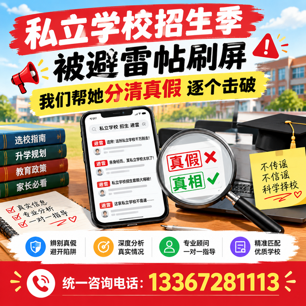 那曲小红书舆情合规处置：私立学校招生季被避雷帖刷屏，我们帮她分清真假逐个击破